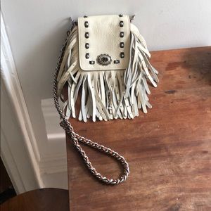 Coach mini fringe crossbody bag